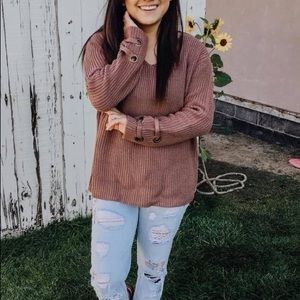 Chocolate Knit Sweater